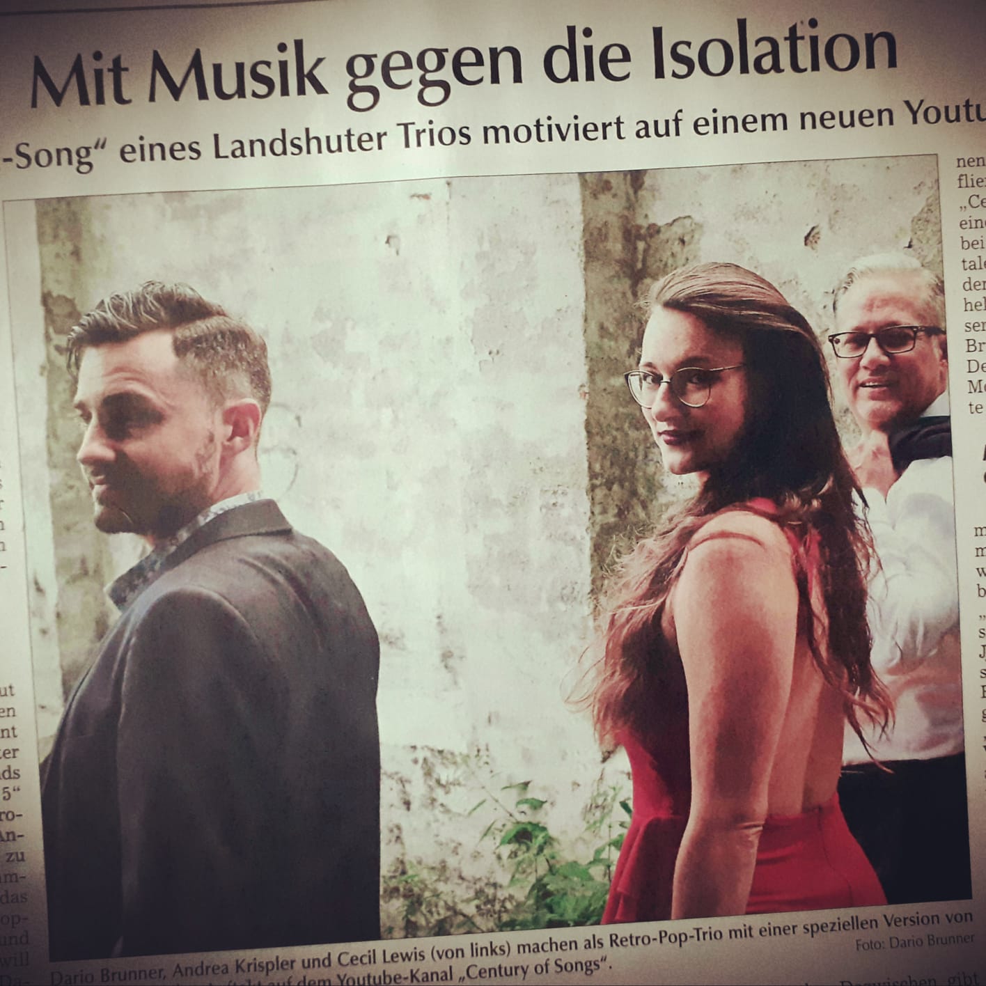 Wir sind in der Zeitung